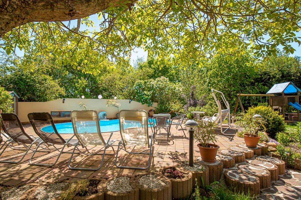 Ferienwohnung Am Walnussbaum Parchtitz Εξωτερικό φωτογραφία