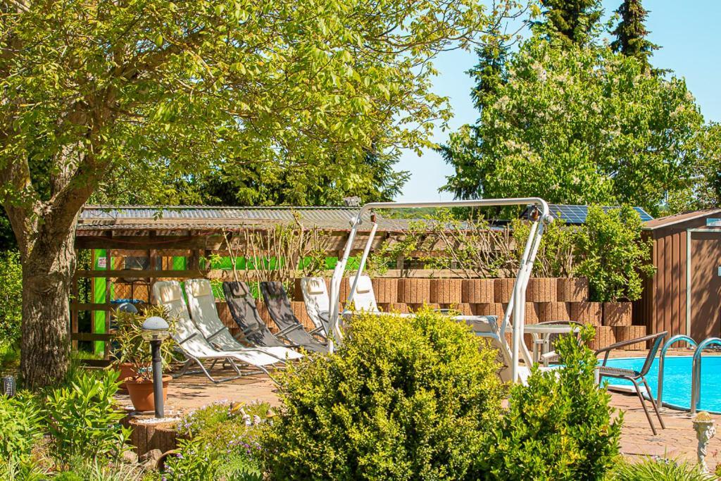 Ferienwohnung Am Walnussbaum Parchtitz Εξωτερικό φωτογραφία